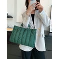 thumbnail image 4 of Kukuzhu Quilted Shoulder Tote Shoulder Bag Women Padding Cotton Down Hobo Bag Large Fashion Shopping Bags, 4 of 6