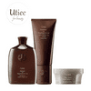 Oribe Shampoo and Conditioner for Magnificent Volume plus Fiber Groom Elastic Texture Paste (8.5/6.8/1.7oz)
