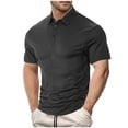 thumbnail image 2 of pstuiky camisetas de hombre, Camiseta informal con bolsillo y estampado para hombre, blusa de manga corta y cuello redondo ropa de hombre m, 2 of 6