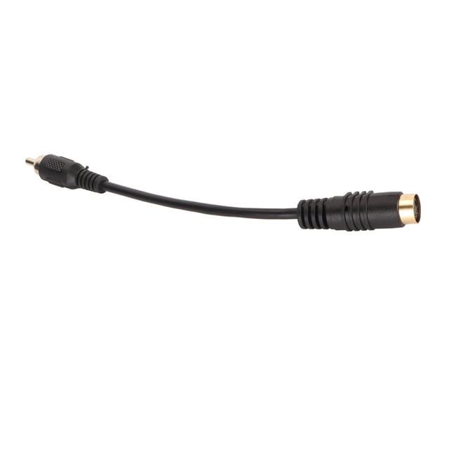 Mini DIN 4 Pin To Cable, S Video To Cord Female To Male PVC Material For DVD Player For PC