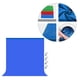 thumbnail image 5 of Telón de fondo de fotografía de tela mate de dos cara para sesión de fotografía, fotográfico, televisión, pantalla de densidad, lavable a Azul, 5 of 8