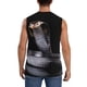 thumbnail image 4 of Balery Black Cobra Snake Camisetas sin mangas para hombre, absorbe la humedad y protege contra el mal olor.-Large, 4 of 7