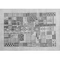 thumbnail image 1 of Ahgly Company Indoor Rectangle Abstract Gray Contemporary Area Rugs, 7' x 10', 1 of 1