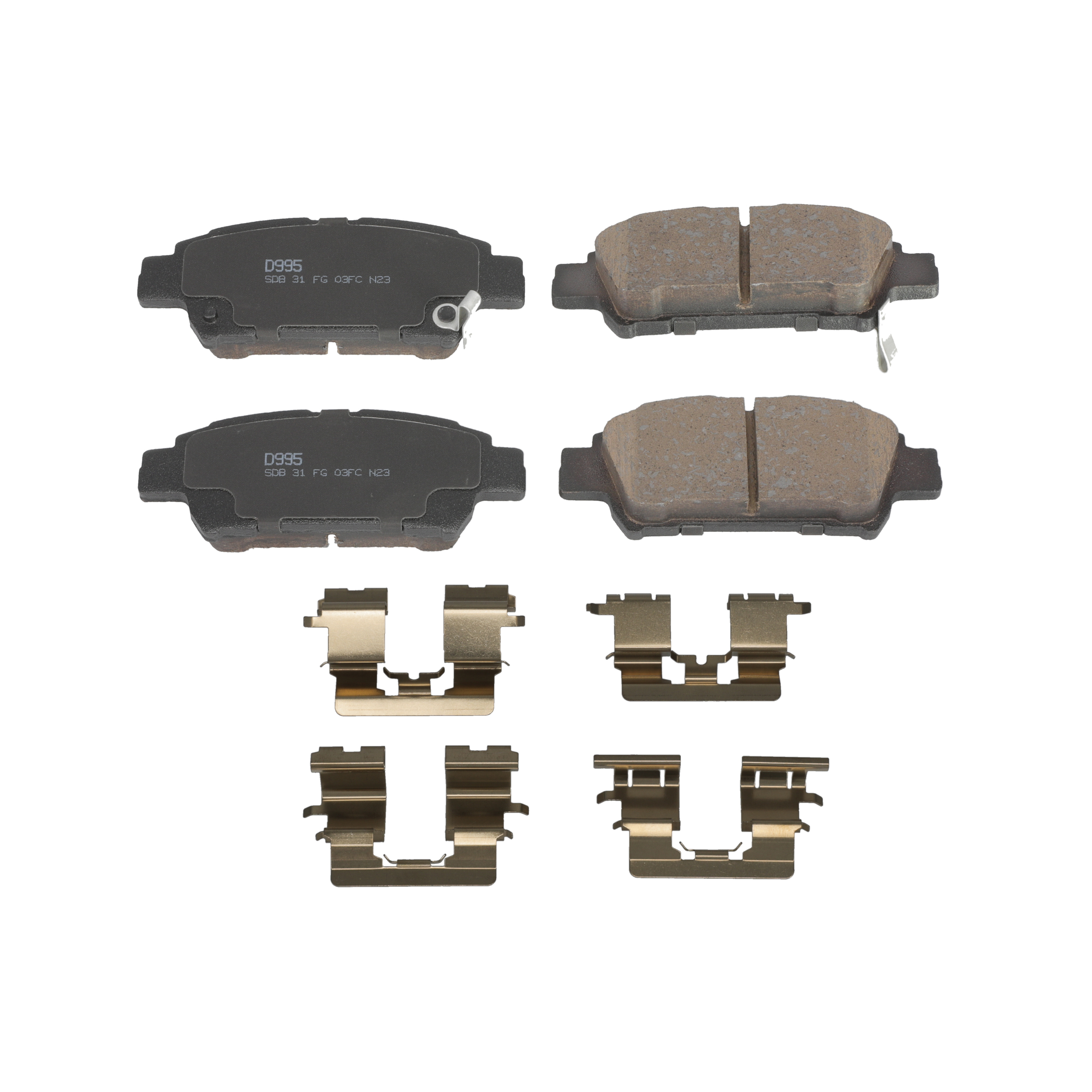 Winstop Brake Pad Set, Rear WS.0995.0.C, Toyota Sienna 2010-2004