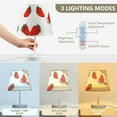 thumbnail image 5 of Capybara Strawberry LED Desk Lamp Table Lamp USB Bedside Nightstand Small Lamp for Bedroom Living Room Kids Room, 5 of 8