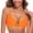 Orange, variant on Women's Strappy Triangle Bikini Top for Women