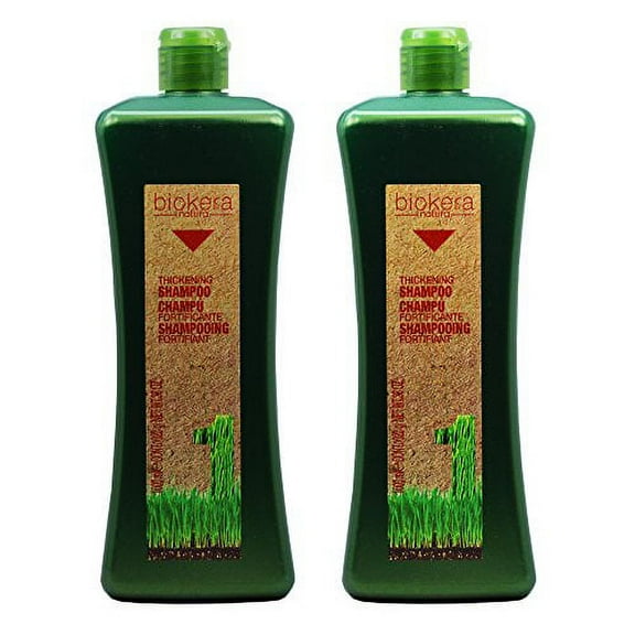 Salerm Biokera Natura Thickening Shampoo 36oz / 1000mL "Pack of 2"