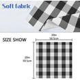 thumbnail image 7 of Dreamtimes Black and White Buffalo Check Cloth Napkins Set of 1,Reusable Washable Polyester Dinner Table Napkins for Kitchen,Dining,Restaurant,Party Decoration, 7 of 7