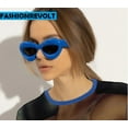 thumbnail image 2 of Blue Sunglasses Beach Style Party Luxury Model Eye Wear, 2 of 2