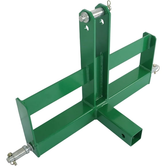 labwork 3 Point 2 Hitch Receiver with Suitcase Weight Brackets Replacement for Category 1 Tractor