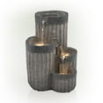 thumbnail image 3 of Alpine Corporation 14" Tall Cascading Tabletop Fountain Decoration with LED Lights, Gray, 3 of 12