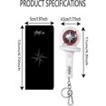 thumbnail image 5 of Kpop Light Stick Ver 2 Keychain Concert Accessory Solid Color Handbag Gift for Stray Kids Fans Battery Not Included, 5 of 5