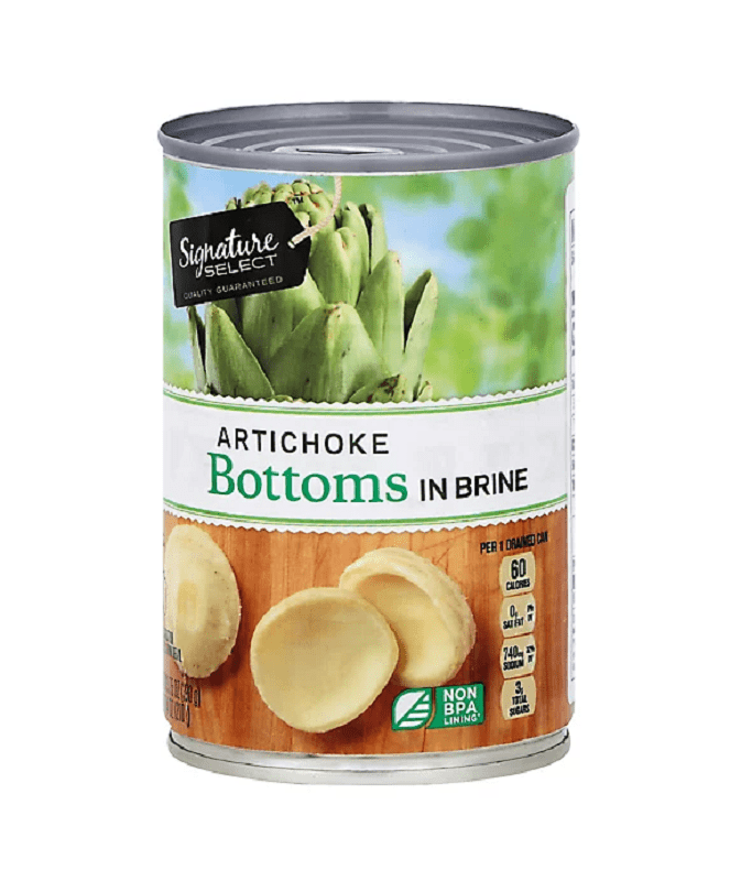 Artichokes in Brine Bottoms, 6 Cans, 13.75 Oz, Gluten-Free