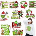 thumbnail image 1 of Iron on Transfers WEUOPG grina la Navidad por las camisetas, 1 of 6