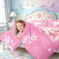 thumbnail image 3 of Manfei Colorful Axolotl Full Size Comforter Sets,Magical Salamander Bedding Comforter Set,Pink Reversible,3 Pieces,1 Comforter and 2 Pillowcases, 3 of 7