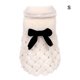 thumbnail image 4 of Methold Durable para un duradero perro elegante abrigo de invierno de piel de lujo ropa para perros pequeños y gatos con estilo Ropa para mascotas blanco lechoso S, 4 of 6
