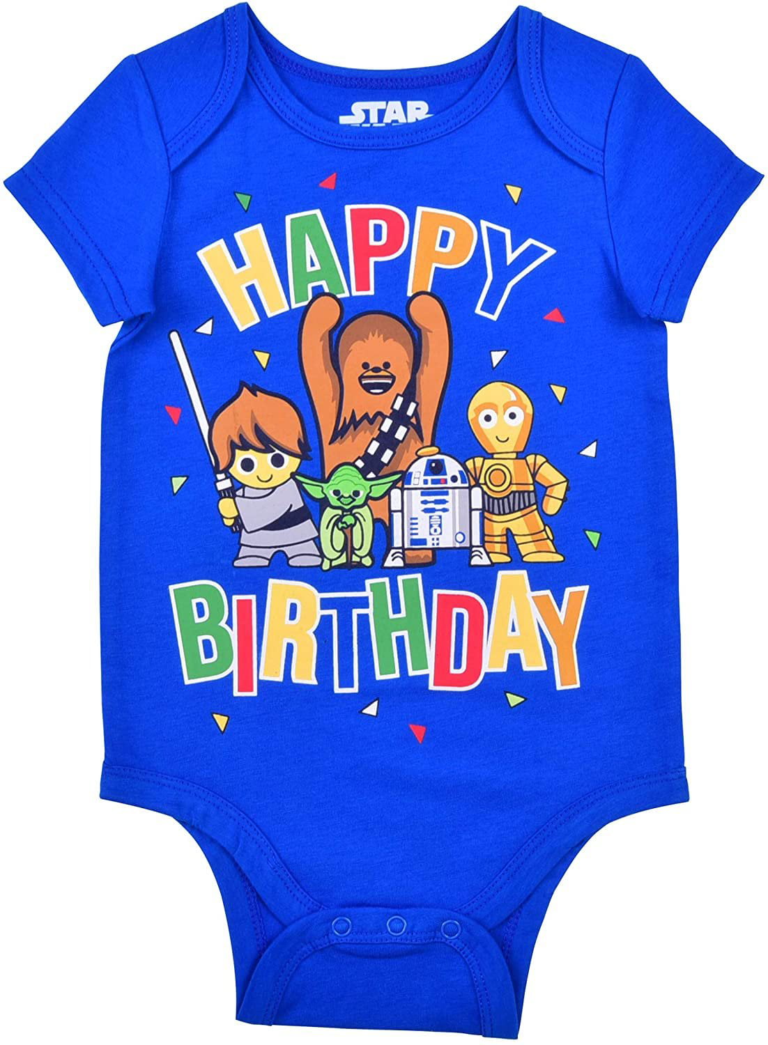 Star Wars Mandalorian Baby Infant The Child Printed Romper Bodysuit Size 0000 