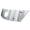 Silver, variant on APS Compatible with Ford Five Hundred 2005-2007 with Logo Show Main Upper Chrome Billet Front Grill Grille Insert F65750A