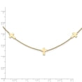 thumbnail image 2 of FJC Finejewelers 14 kt Yellow Gold Cable Polished Cross Necklace 18 Inches x 5 mm, 2 of 6