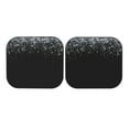 thumbnail image 7 of Kll Silver Glitter1 Windshield Sun Shade 2-Piece Foldable Car Front Window Sunshade For Most Sedans Suv Truck- Large, 7 of 7