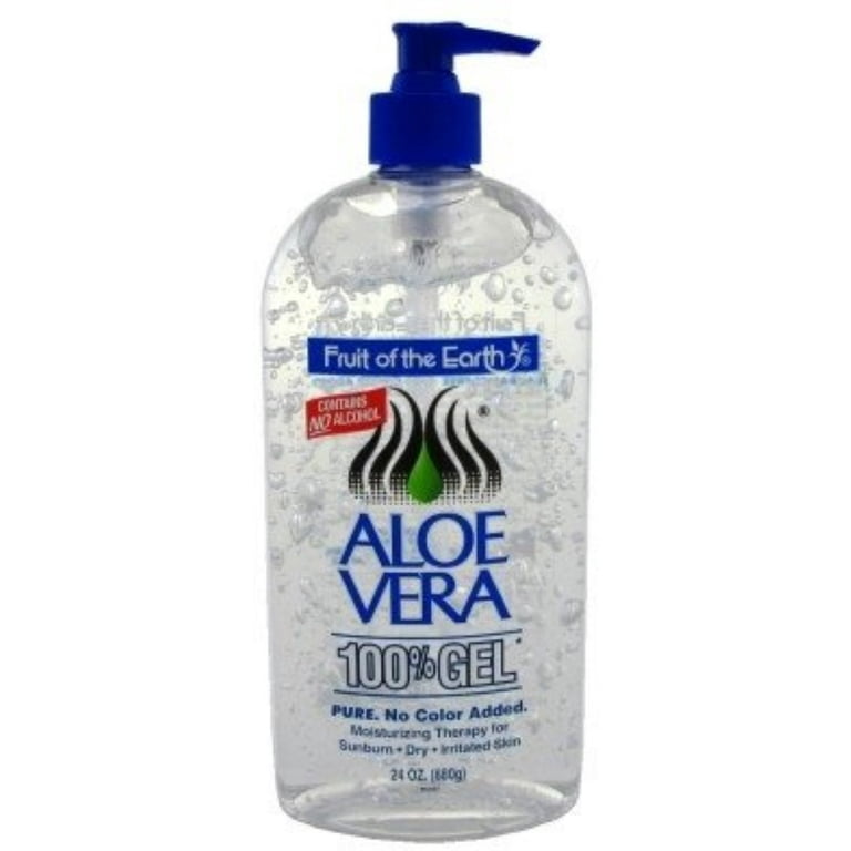 Fruit of the Earth Aloe Vera 100% Gel, Dye Free, Moisturizing