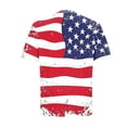 thumbnail image 5 of Ceisia Men's Independence Day Short Sleeve Stretch T-Shirt Relaxed Fit Graphic Print Casual Round Neck Summer Top Gifts for Father Gray S, 5 of 6