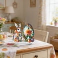 thumbnail image 5 of PEIBang Easter Decoration Spring Bunny Decor,2D Acrylic Desktop Decor Easter Eggs Rabbit Table Centerpiece for Living Room Holiday Party Supplies, 5 of 6