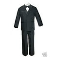thumbnail image 4 of 14 Color 7pcs Baby Boy Formal Wedding Black Suits Tuxedo Extra Vest Bow Tie S-20, 4 of 7