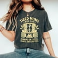 thumbnail image 2 of Tired Moms Book Club T-Shirt, Coffee Chaos Chapters Graphic Tee, Funny Book Lover Gift For Exhausted Moms, Reader Shirt, Bookworm Gift Tee, 2 of 6