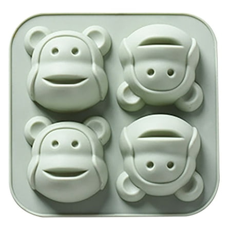 

Ongmies Ice Cube Tray Kitchen Organizers and Storage Baking Mould Pan Chocolate Cake Silicone Cookie Cake Mould Green