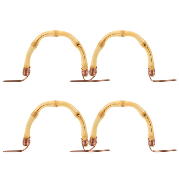 STOBOK 4Pcs Rattan Teapot Handle Easy to Install Multi Colored Household Grip