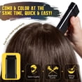 thumbnail image 4 of (2 Pack) Hair Color Stick - Light Brown, Temporary Hair Dye Comb for Gray Hair, Water Resistant, Hair Color Touch Up Stick, 4 of 10