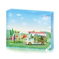 thumbnail image 2 of Kids Building Blocks Bricks Girls Toys Puzzle Gift Snack Truck Model Christmas Gift Parent-Child Toy, 2 of 7