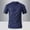 Dark Blue, variant on Running Shirts Men Sport Tops Dry Fit Gym Wicking Athletic T Shirts Breathable Cool Workout Shirts