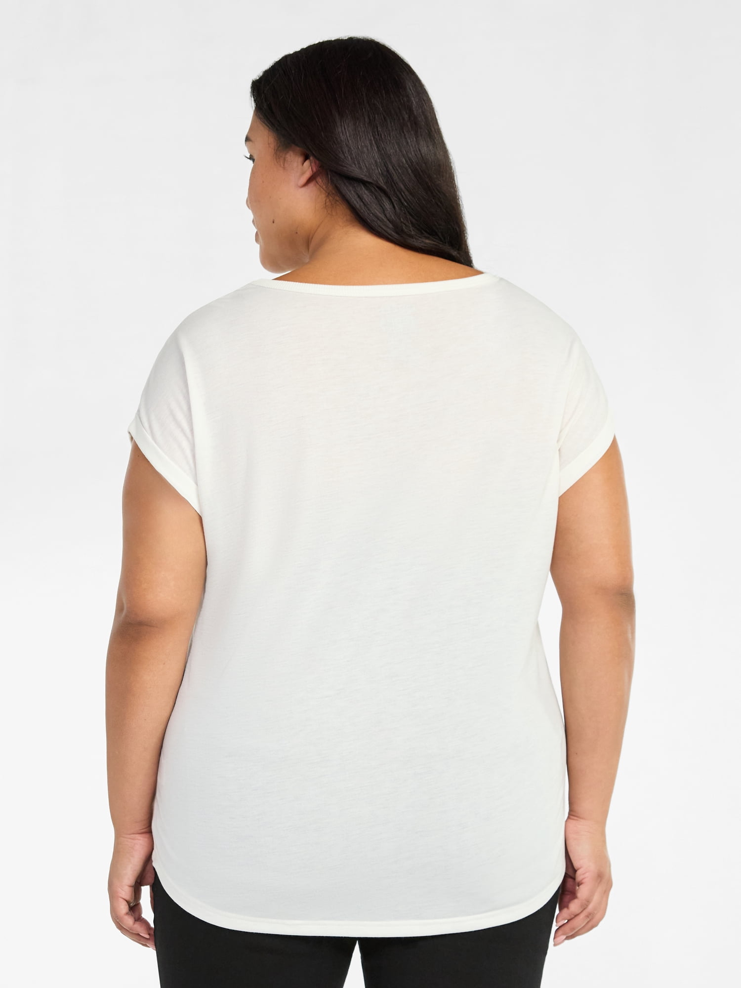 Terra & Sky Women's Plus Graphic T-Shirt, Greatest Hits Logo, Sizes 0X-4X