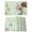 LightGreen, variant on Happy Easter Placemats Set of 12, Cute Bunny Spring Flowers Butterfly Purple Plaid Placemats for Dining Table, Place Mats for Kitchen Tabletop, Waterproof Wipeable Dining Table Mats Set