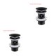 thumbnail image 4 of Cateissary RecabLeght Pop-Up BASIN SINK Filter Drain Device Hair Catcher Sink Colador BAÑO COCINA ACCESSORI Bath Waste Stopper la aleación tiene desbordamiento 2piezas Cateissary CBP065966, 4 of 6