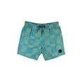 thumbnail image 4 of Maui and Sons Uncarved Check Men's Swim Trunks | Classic Deep Ocean Quick Drying Pool Shorts Inspired by California Surf Culture & Designed for Everyday Comfort, 4 of 5