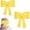 Yellow, variant on NOGIS 2Pcs Pink Oversized Bow Cake Toppers for Girls Bow Cake Decoration Wedding Cake Toppers Cake Decorating Kit for Girl Birthday Wedding Party Cake Decorations