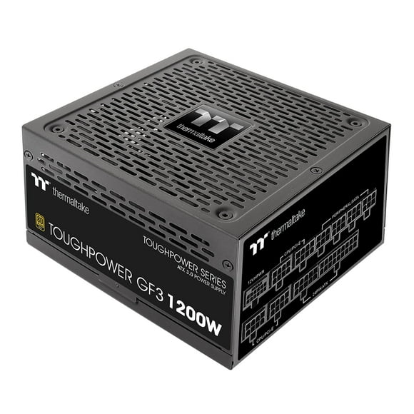 Thermaltake Toughpower GF3 1200W, True 600W 12VHPWR Connectors on PSU & NVIDIA RTX 40 series, ATX 3.0/PCI-E 5.0 Ready, 80+ Gold, SLI/Crossfire Ready Power Supply, PS-TPD