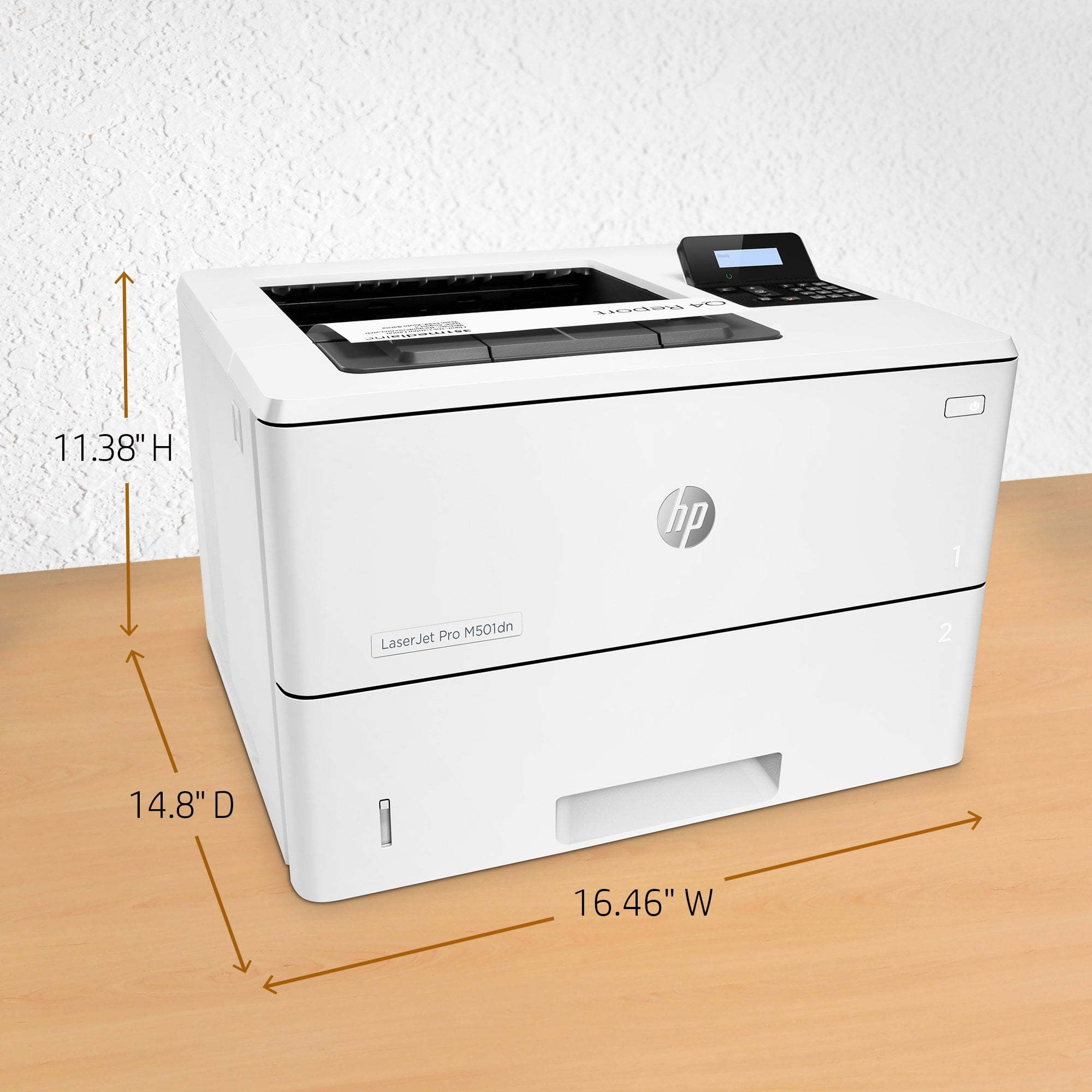 HP Monochrome LaserJet Pro M501dn Printer(International Model)