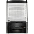 thumbnail image 2 of Nexel Refrigerated Open Display Merchandiser w/ Curtain, 13.8 Cu. Ft., Black, 2 of 7