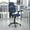 Blue, variant on Flash Furniture Ergonomic Mesh Office Chair with 2-to-1 Synchro-Tilt, Adjustable Headrest, Lumbar Support, and Adjustable Pivot Arms in Blue