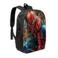 thumbnail image 2 of MARVEL Spider-Man Large Capacity Backpack - Ergonomic, Lightweight & Durable Polyester with Multiple Pockets, Perfect for Work,, 2 of 6