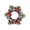 Multicolor B, variant on Christmas Candle Ring Wreath, 7.9" Mini Table Wreath with Pine Cones Berries for Pillar Candles & Home Decor