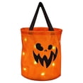 thumbnail image 2 of 1Pcs Light Up Halloween Trick Or Treat Bucket, Candy Bags for Halloween Party LED Glow in The Dark Goodie Bags for Trick Or Treat Candy Gifts, 2 of 5
