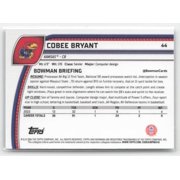 2024 Bowman University Chrome #44 Cobee Bryant Kansas Jayhawks Football Card
