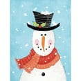 thumbnail image 3 of Marrott, Stephanie 12x14 Black Modern Framed Museum Art Print Titled - Snowman IV, 3 of 5