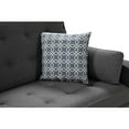 thumbnail image 6 of William Modern Gray Fabric Sleeper Sofa with 2 USB Charging Ports and 4 Accent Pillows, 6 of 8