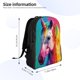 thumbnail image 4 of Fotbe Watercolor White Horse Mochila de Viaje para Laptop, Mochila Ejecutiva Delgada y Resistente 15.6", 4 of 8